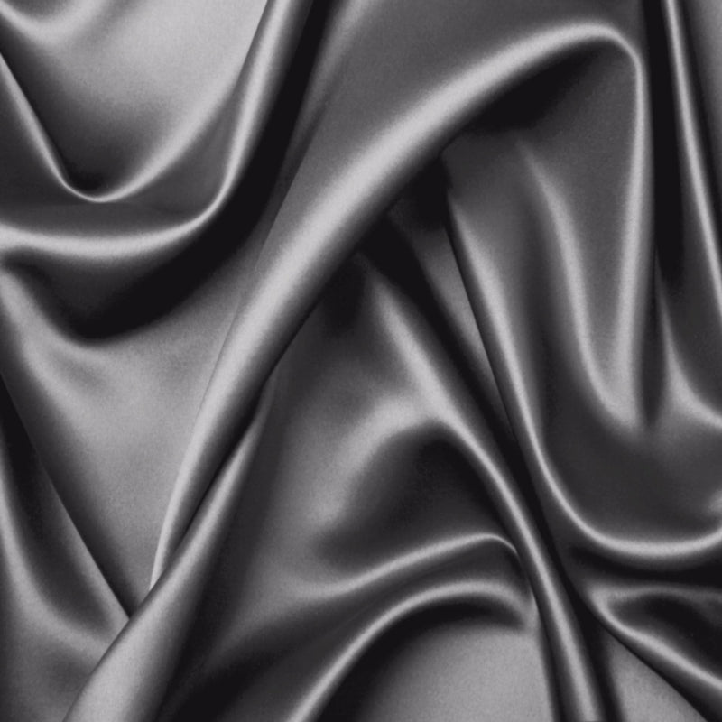 Silky Charcoal Bamboo Fabric Detail